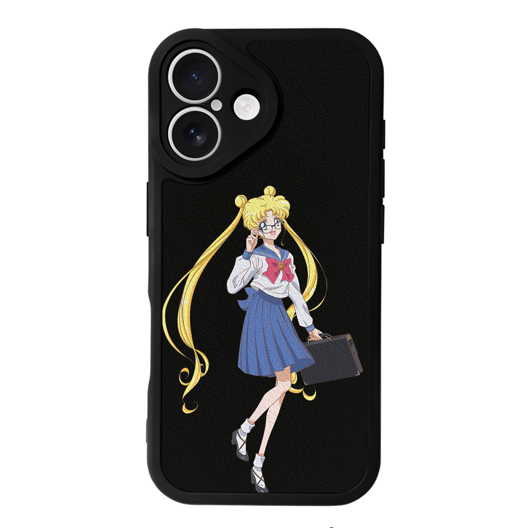 （画像用） 美少女戦士セーラームーン 愛野 美奈子 あいの みなこ Sailor Moon Aino Minako 【iPhone 16シリーズ対応】シリコンスマホケース（レザー調） 材質：シリコン